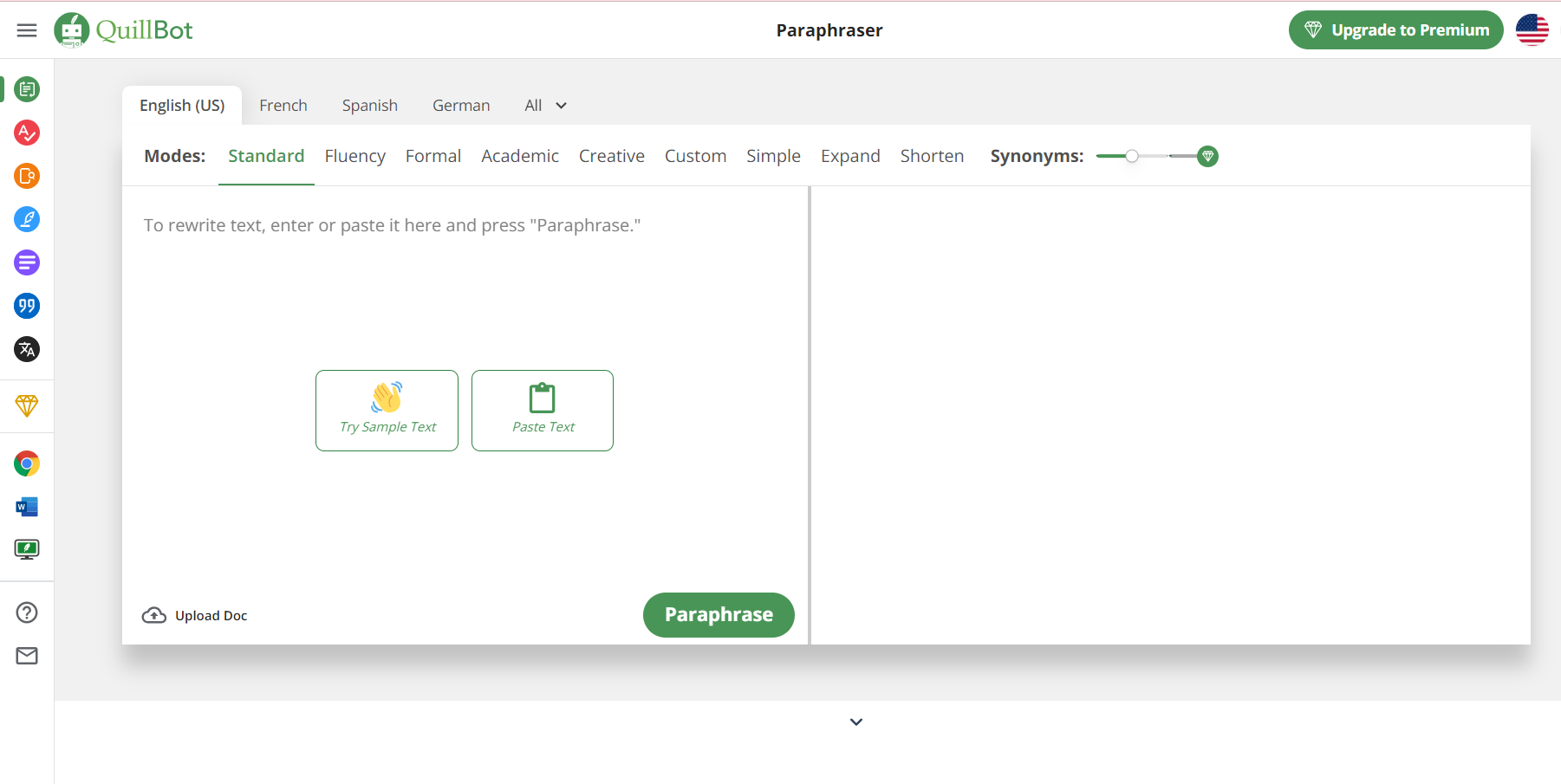 Advanced paraphrasing tool using artificial intelligence