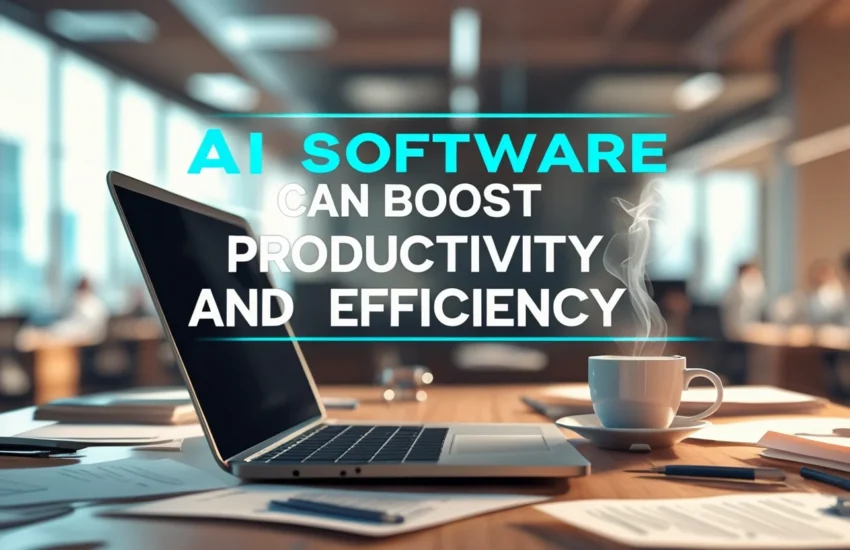 How AI Software Can Boost Productivity and Efficiency