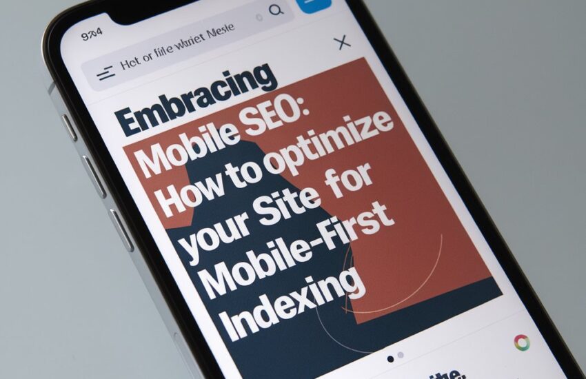 Embracing Mobile SEO: How to Optimize Your Site for Mobile-First Indexing