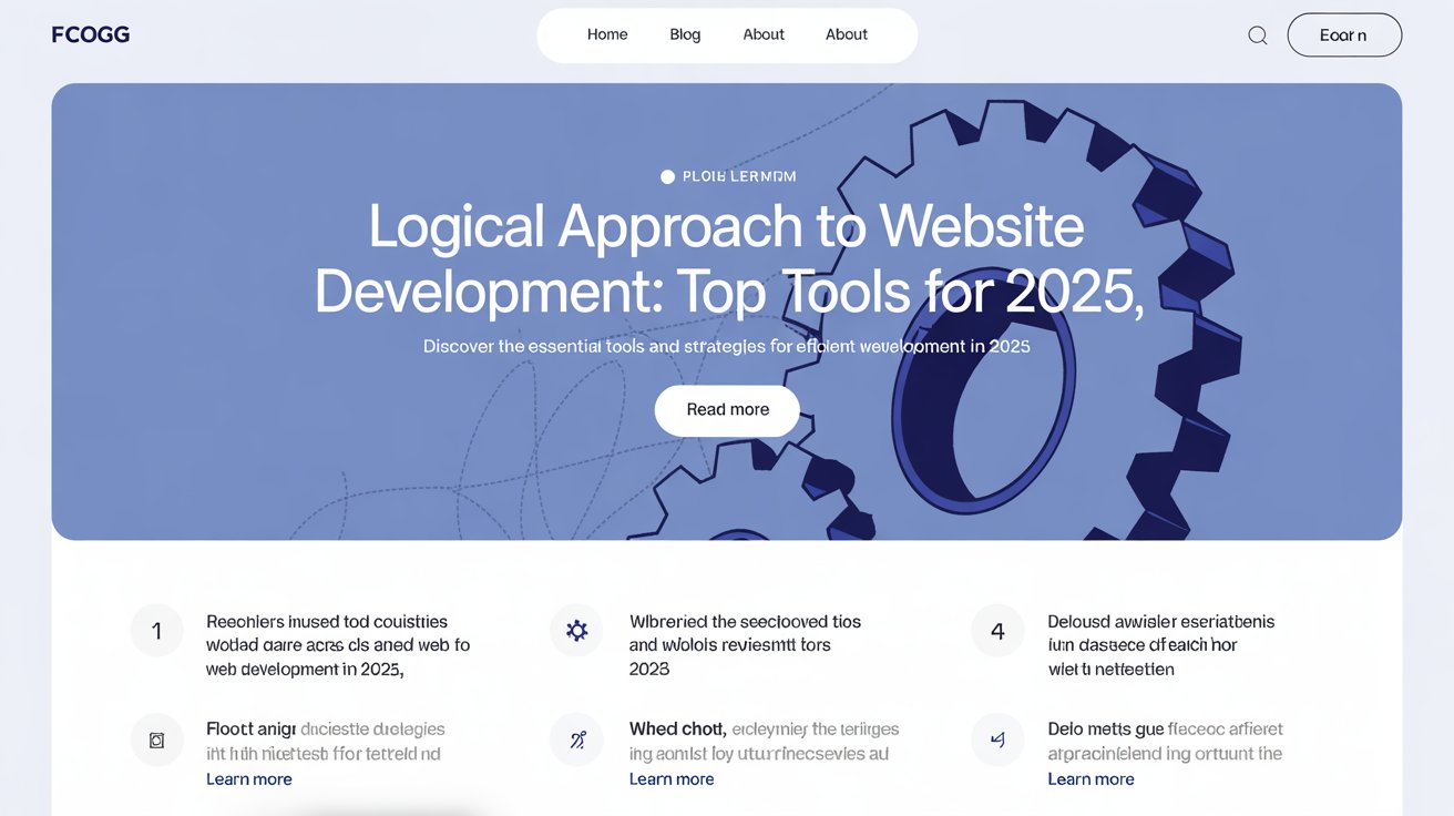 Logical Approach to Website Development: Top Tools for 2025