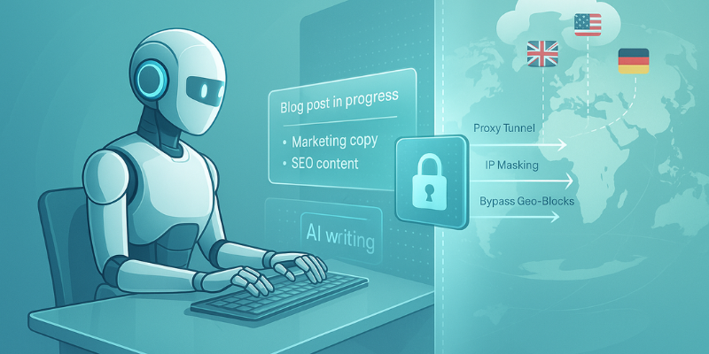 How to Use AI Writing Assistant Tools with Proxy
