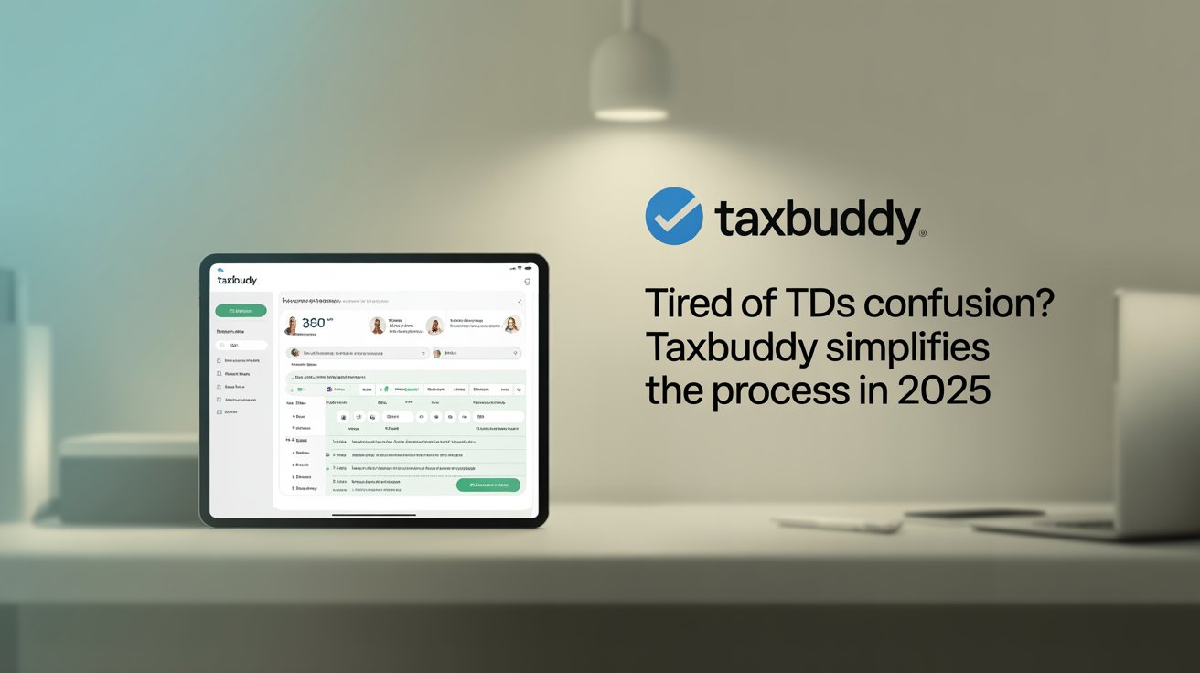 Tired of TDS Confusion? TaxBuddy Simplifies the Process in 2025